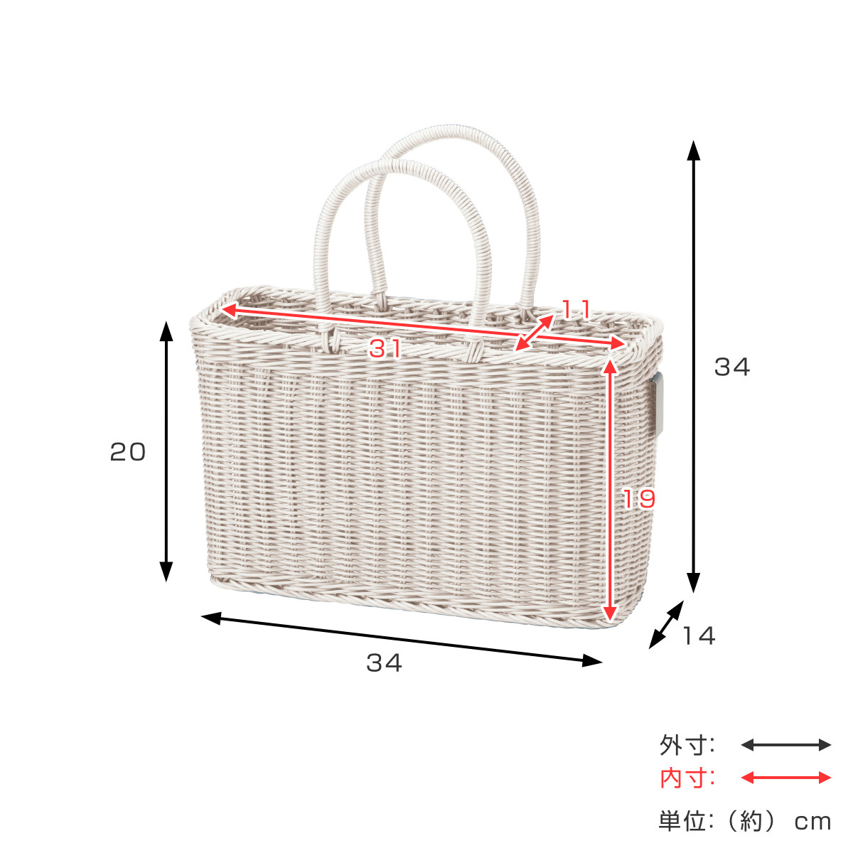 湯かご Sサイズ 洗える抗菌素材の客室用湯かご kleane plus （ お風呂