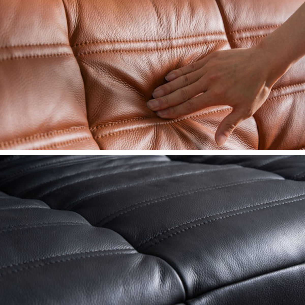 スツール 高さ38cm パンプキン フェイクレザー （ 開梱設置 ソファ