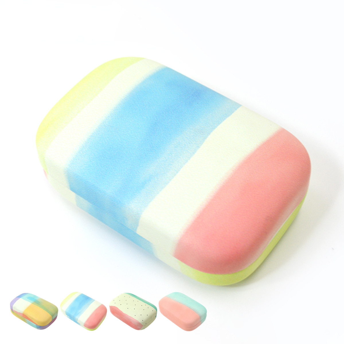 ケース HOLONICAL マルチケース （ アクセサリーケース ジュエリーケース ミラー付き 持ち歩き 携帯 コンパクト ミラー 鏡 ）