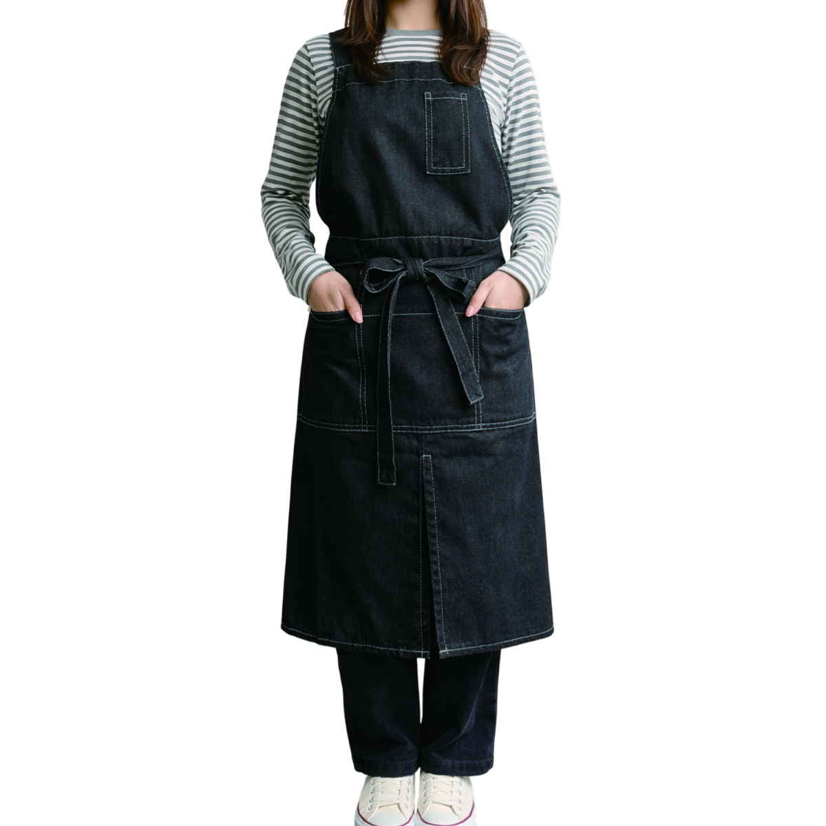 丸和貿易 エプロン オーディナリー デニムエプロン （ キッチン