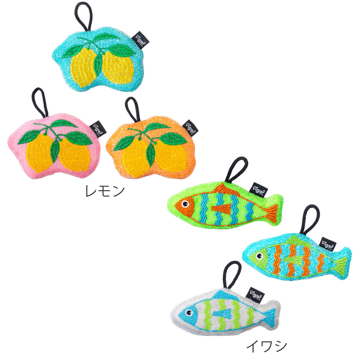 キッチンスポンジ 3個入り Vigar ( ヴ...の詳細画像2
