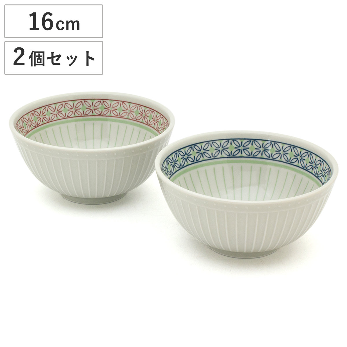 三郷陶器 麺鉢 ペアヌードルセット （ 16cm 2個セット 食洗機対応 電子