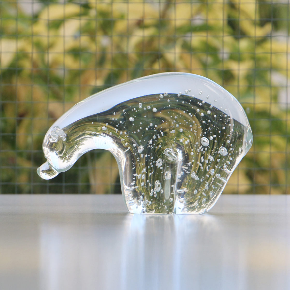 DETAIL（ディテール） オブジェ ガラス Polar Bear ラージ （ 置き物