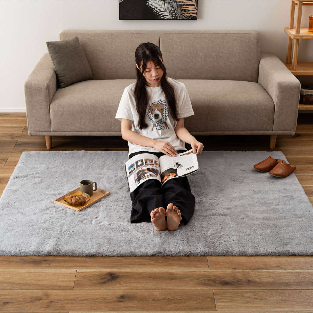 ラグ 130×180cm 長方形 洗える （ ラグマット カーペット 絨毯 フロア