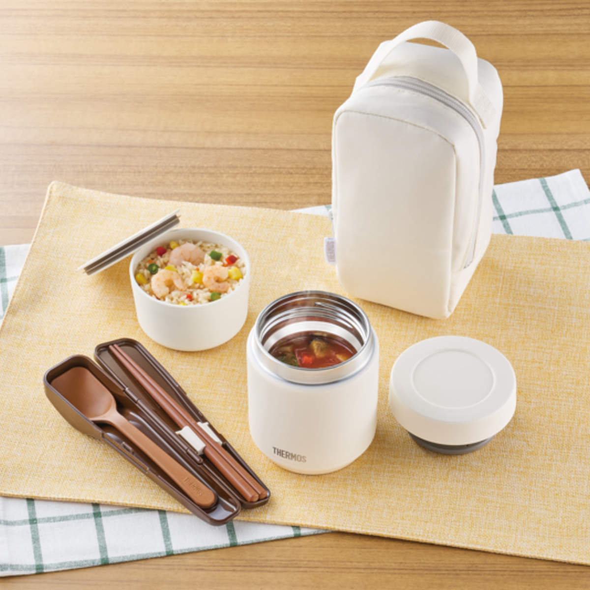 THERMOS（サーモス） スープジャー 真空断熱スープランチセット 550ml