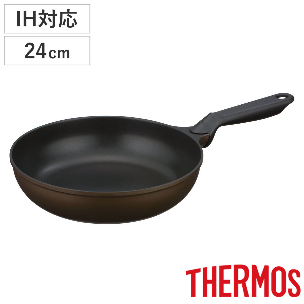 THERMOS（サーモス） フライパン 24cm IH対応 デュラブルプレミアム