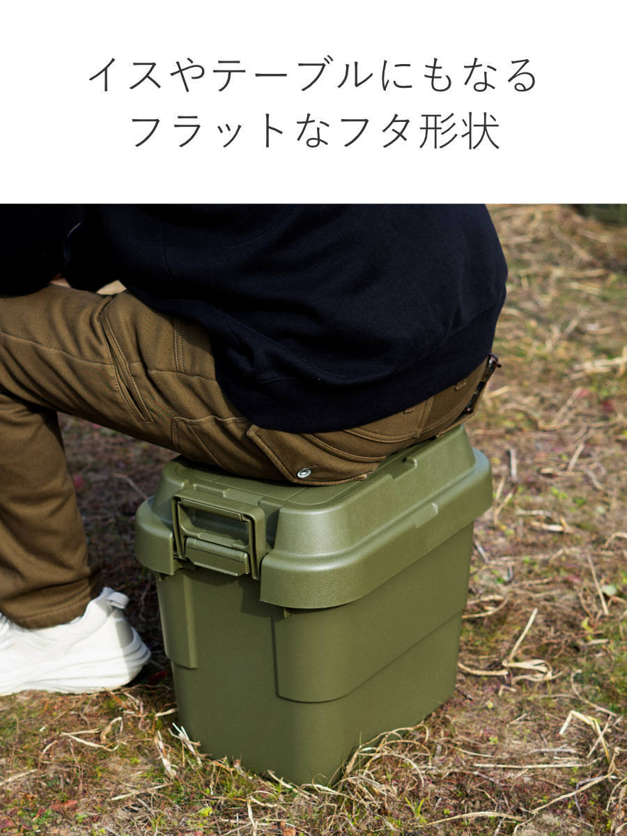 RISU（リス） 収納ボックス トランクカーゴ EASY GRIP 22L TC-20SE 2個