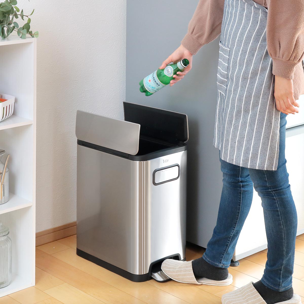 EKO（イーケーオー） ゴミ箱 20L エコフライ ステップビン ペダル