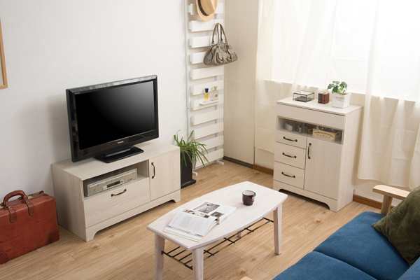 電話台 FAX台 幅60cm ルーター収納 キャビネット ナチュラルテイスト