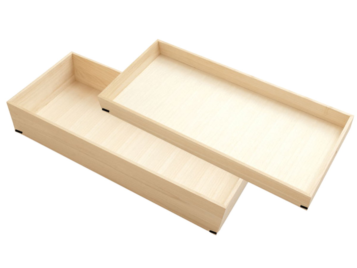 桐 衣装ケース 1段 衣裳箱 隅金具付 高さ12cm （ 完成品 桐衣装