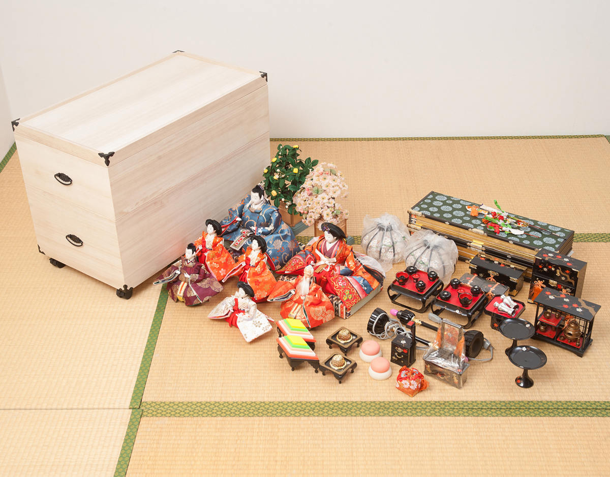 一番人気物 桐収納 ひな人形ケース 2段 キャスター付き 高さ63.5cm （ 桐 収納 衣装ケース ） 収納ケース  北海道·沖縄県·離島への配送は、追加送料が発生します:追加送料について了承しました - tiinside.com.br