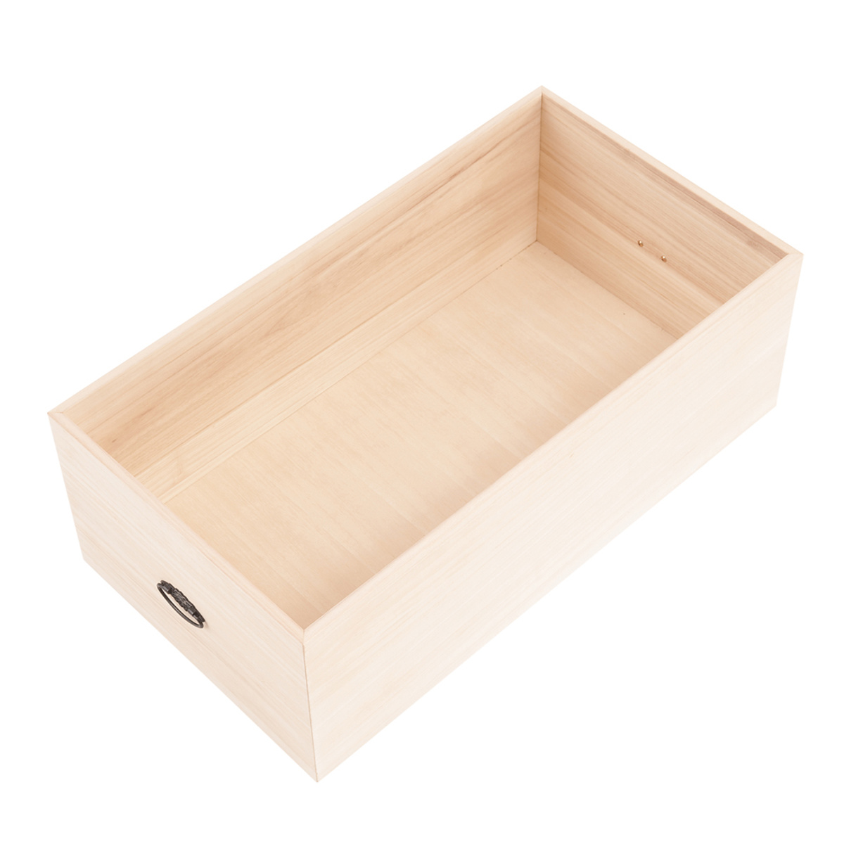 桐 衣装ケース 2段 押入れ収納 衣裳箱 キャスター付 隅金具 高さ63.5cm