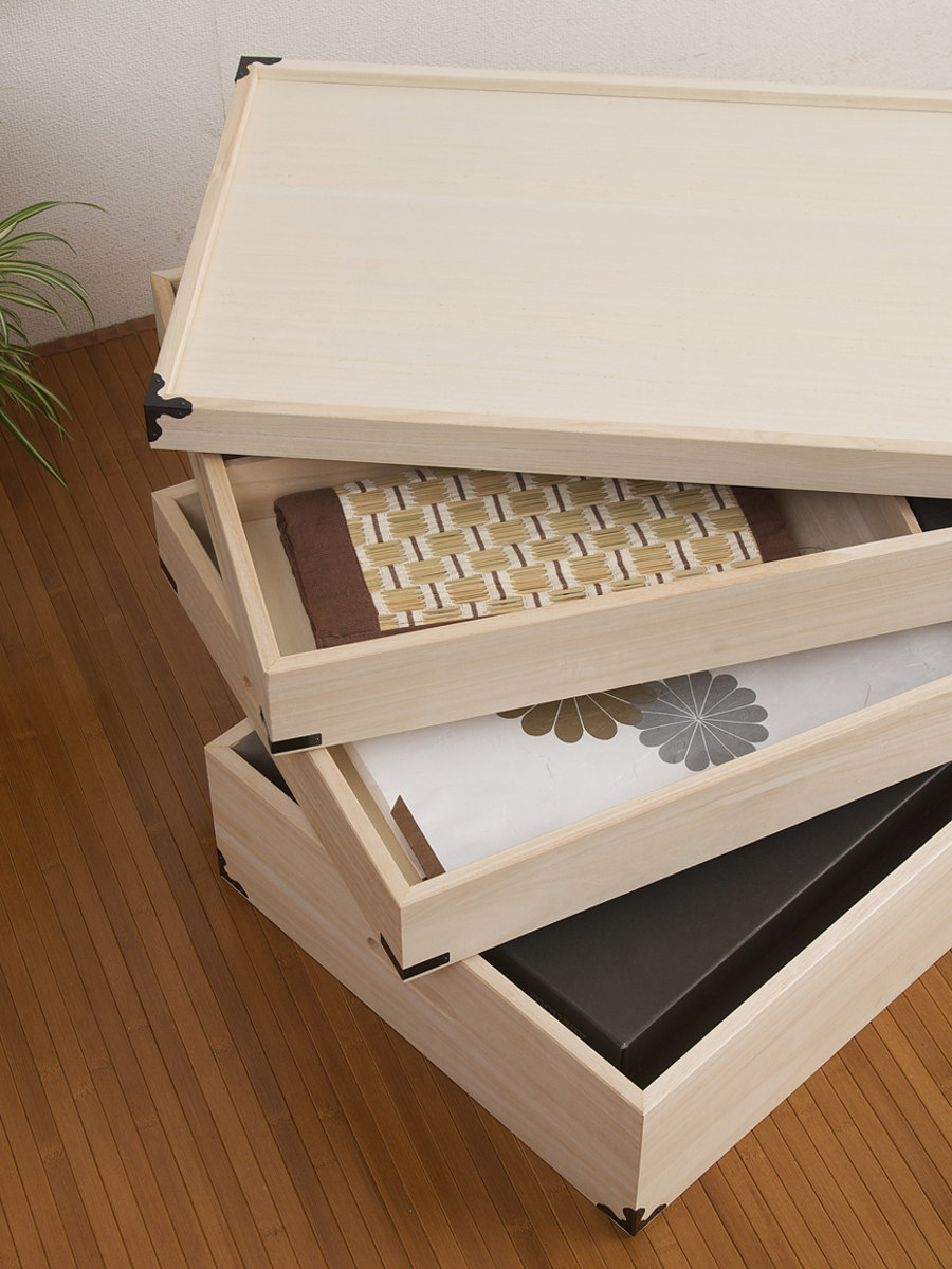 桐 衣装ケース 衣装箱 3段 日本製 幅91cm （ 完成品 桐衣装箱 天然木