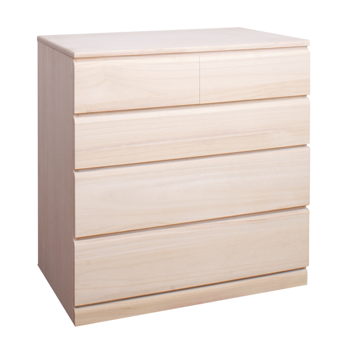 桐タンス 幅76.5cm 4段 キャスター付 日本製 完成品 （ 桐チェスト 桐