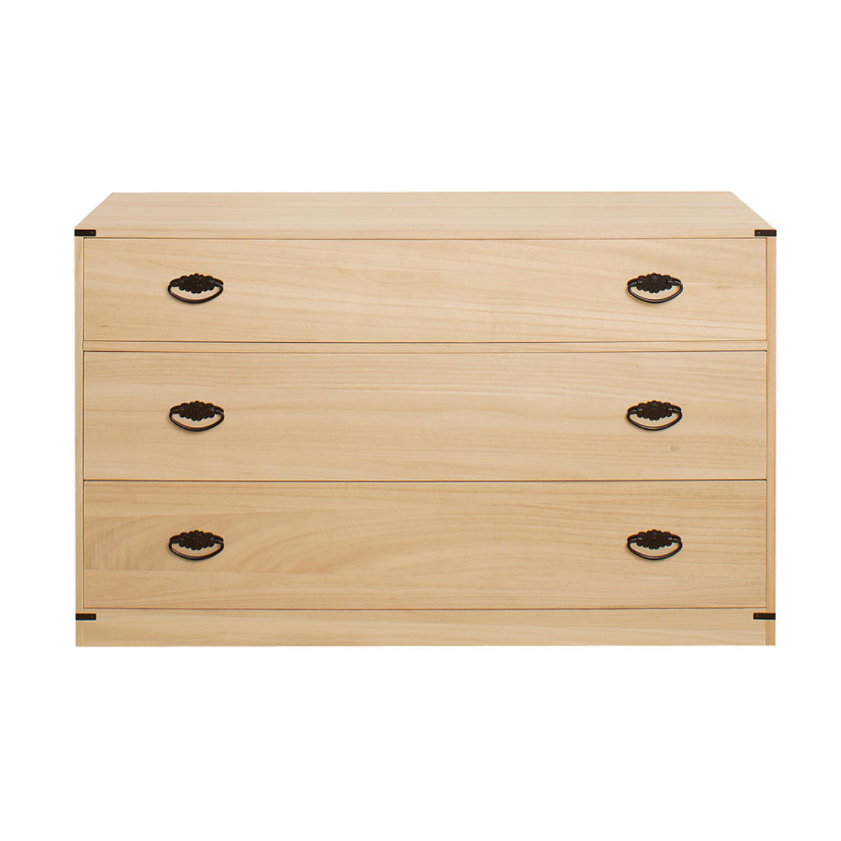 桐たんす 着物用 3段 桐タンス 台輪あり 日本製 幅99cm （ 桐箪笥 収納