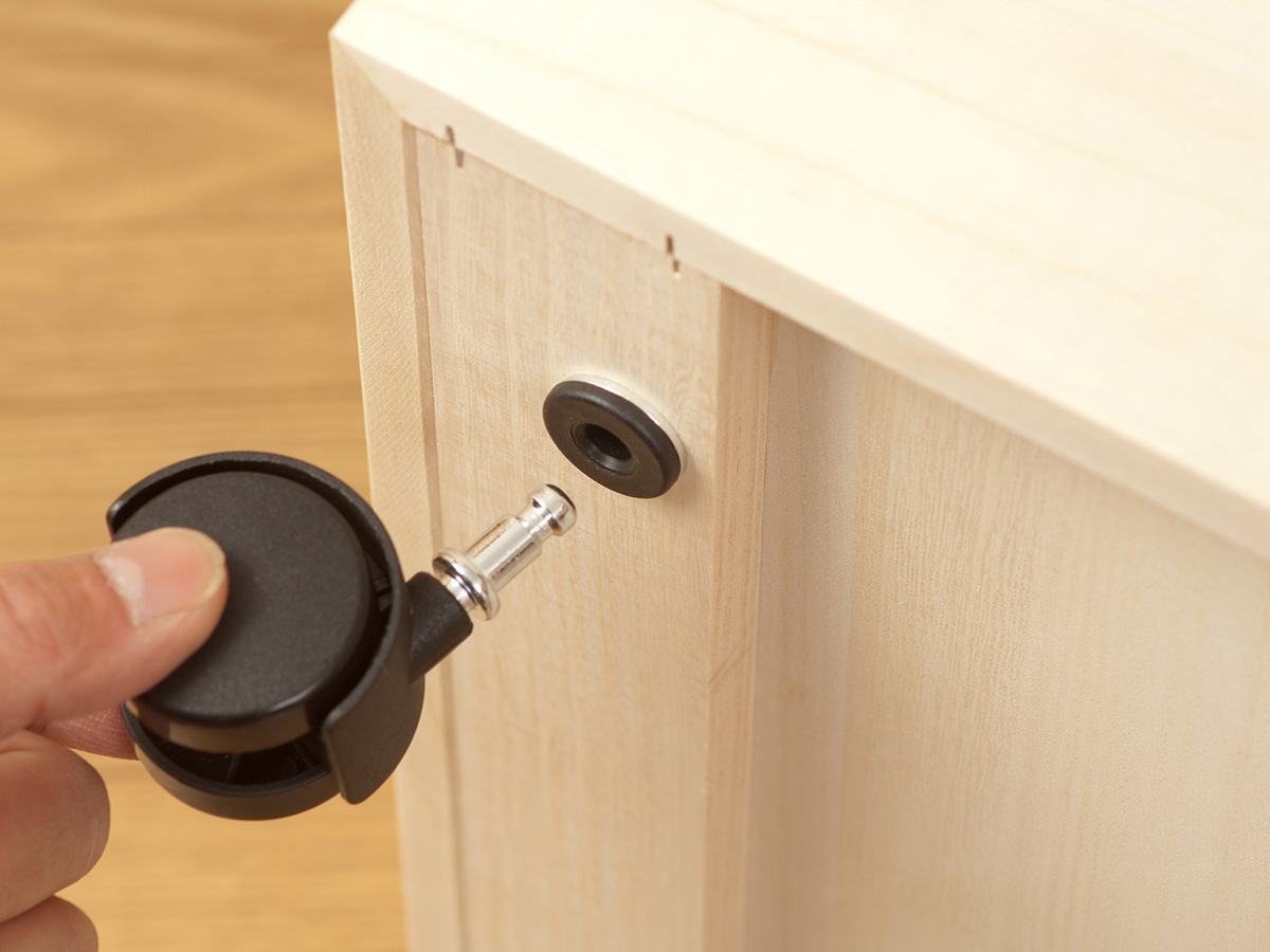 桐 衣装ケース 4段 深型2段 日本製 キャスター付 幅95cm （ 桐衣装