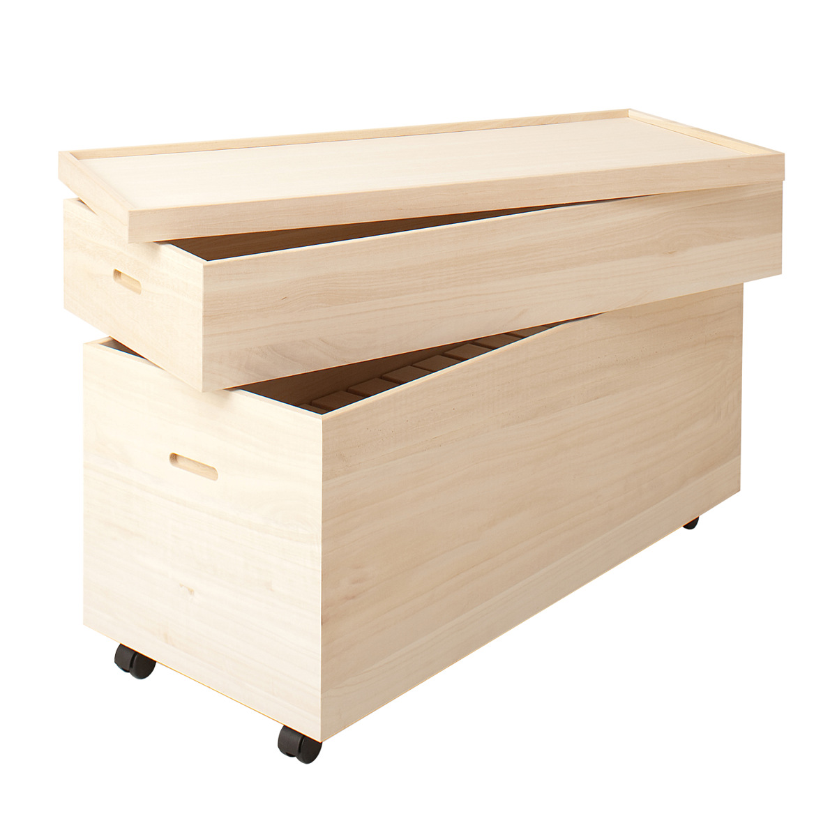 桐 衣装ケース 2段 日本製 すのこ付き 雛人形 収納ケース （ 桐衣装