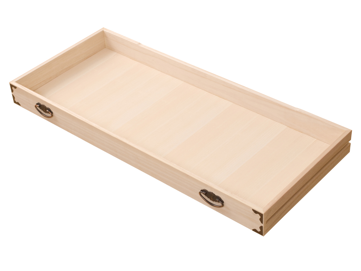 桐チェスト 幅99.5cm 5段 隅金具 キャスター付 （ 桐たんす 桐 タンス