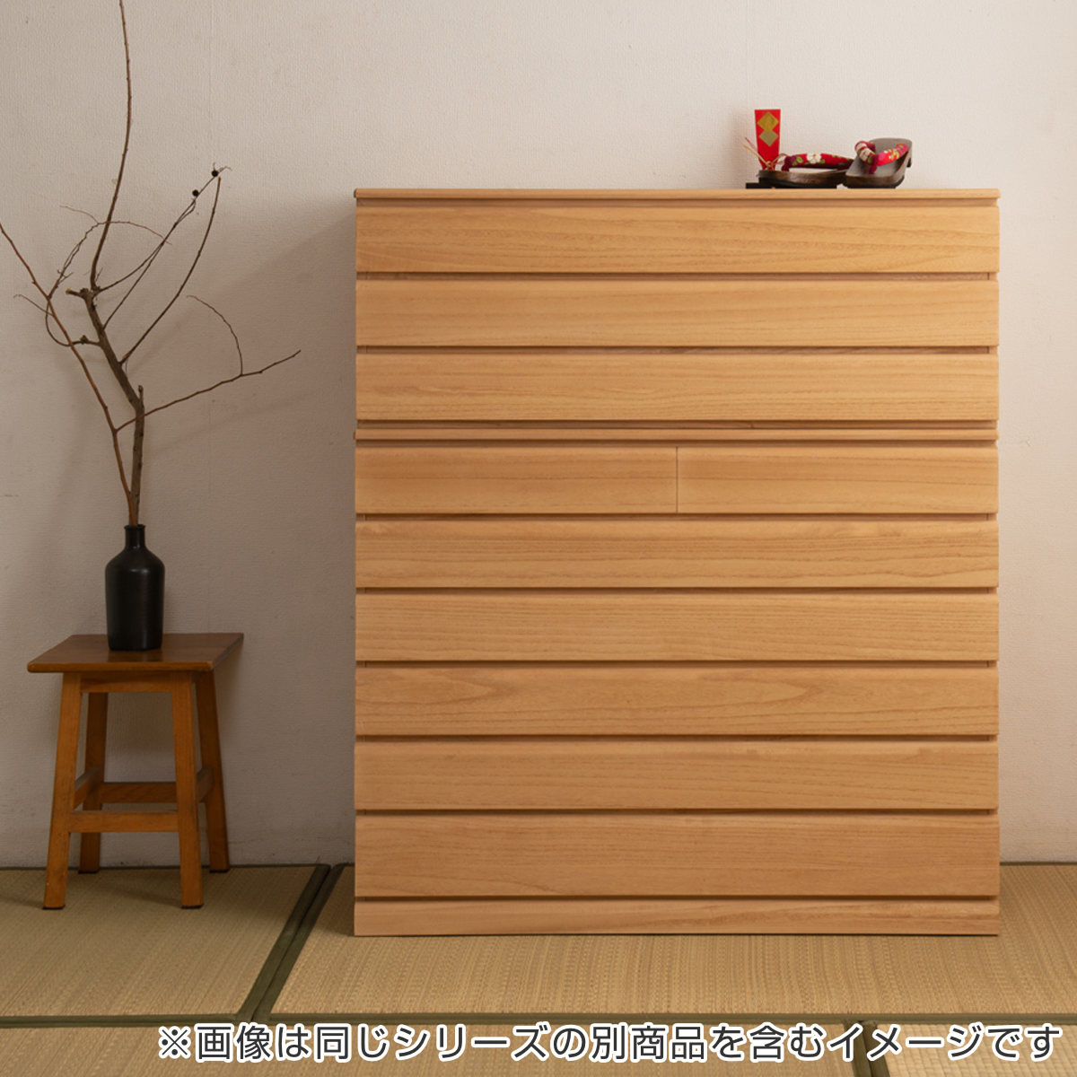 桐 洋風チェスト 6段 桐タンス 日本製 約幅100cm （ タンス たんす