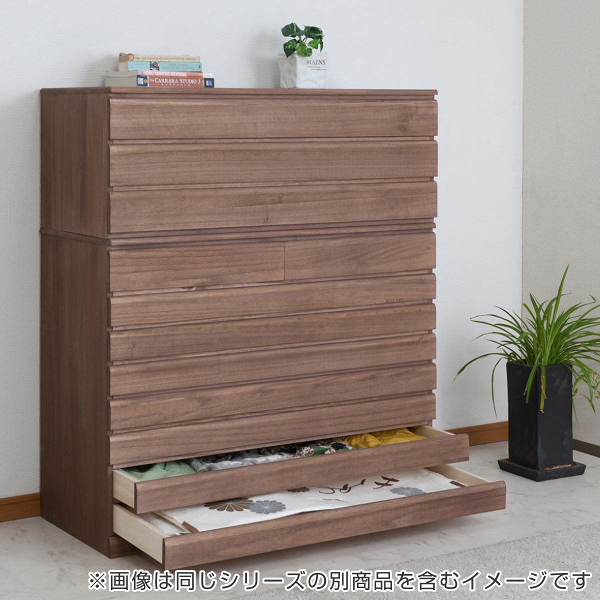 桐 洋風チェスト 8段 桐タンス 日本製 約幅100cm （ タンス たんす