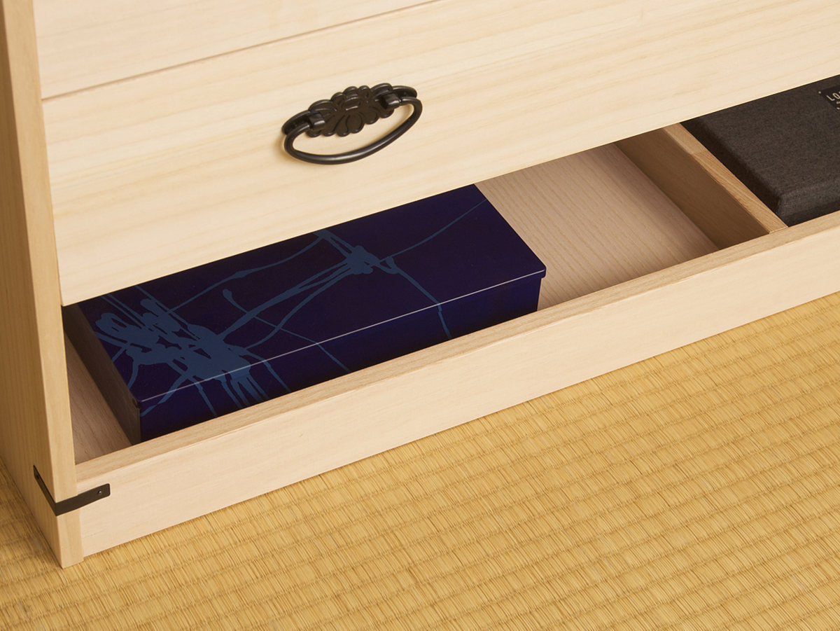 桐タンス 8段 引き戸タイプ 着物用 幅99 高さ129cm （ 桐たんす 桐