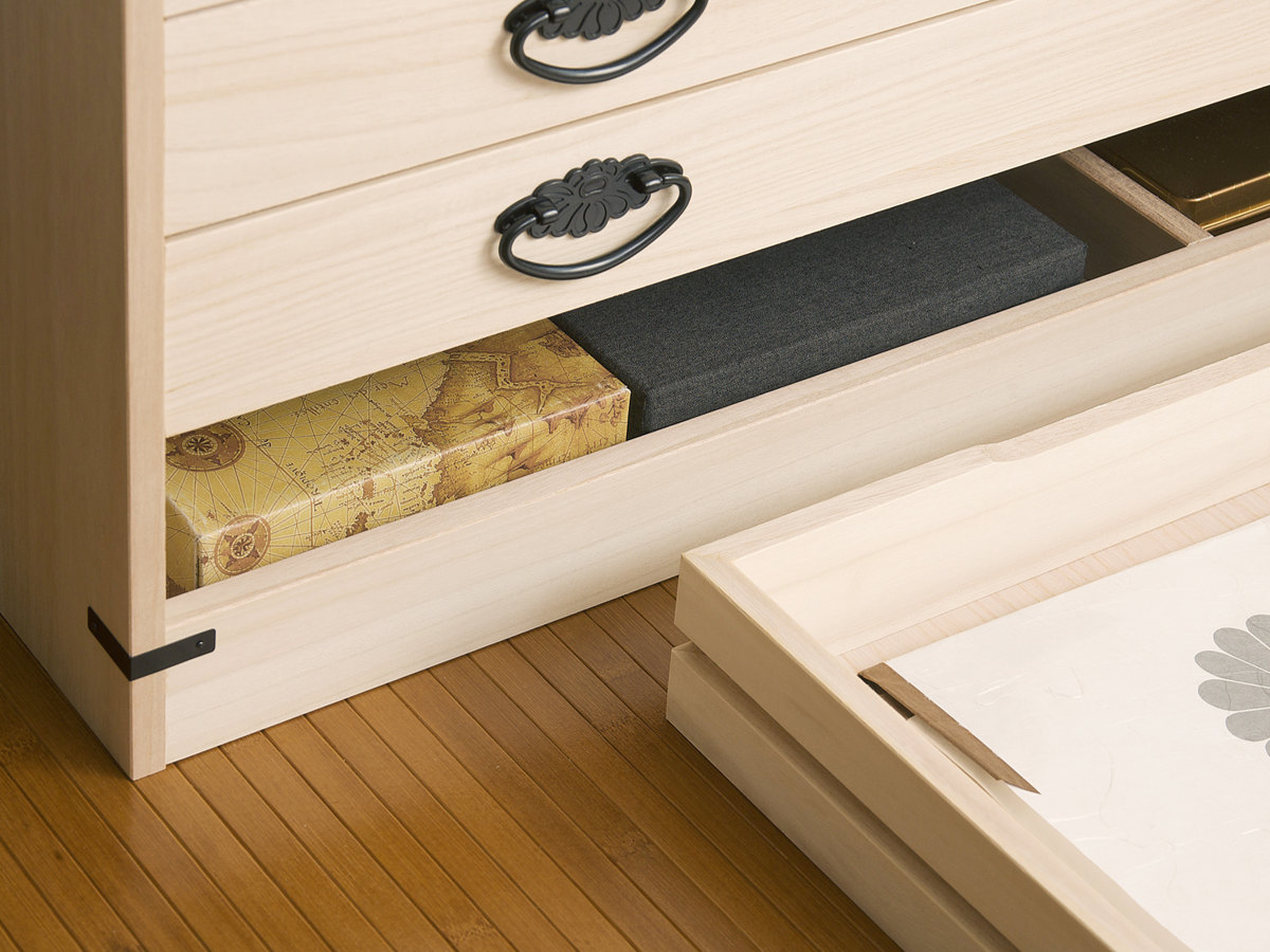 桐タンス 13段 引き戸タイプ 着物用 幅99 高さ137cm （ 桐たんす 桐