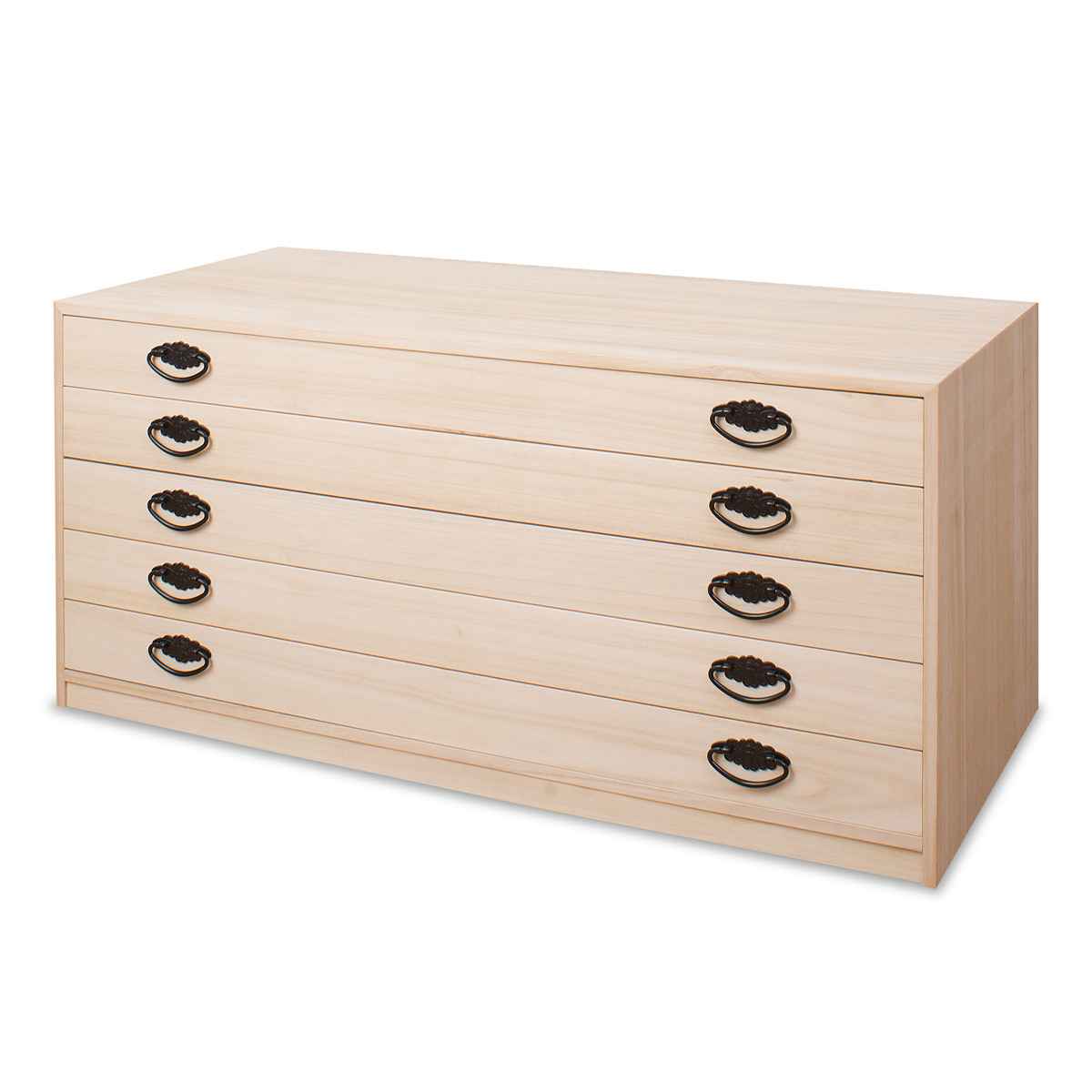 桐タンス 幅98.5cm 5段 引出し 完成品 日本製 （ 桐 桐箪笥 桐たんす