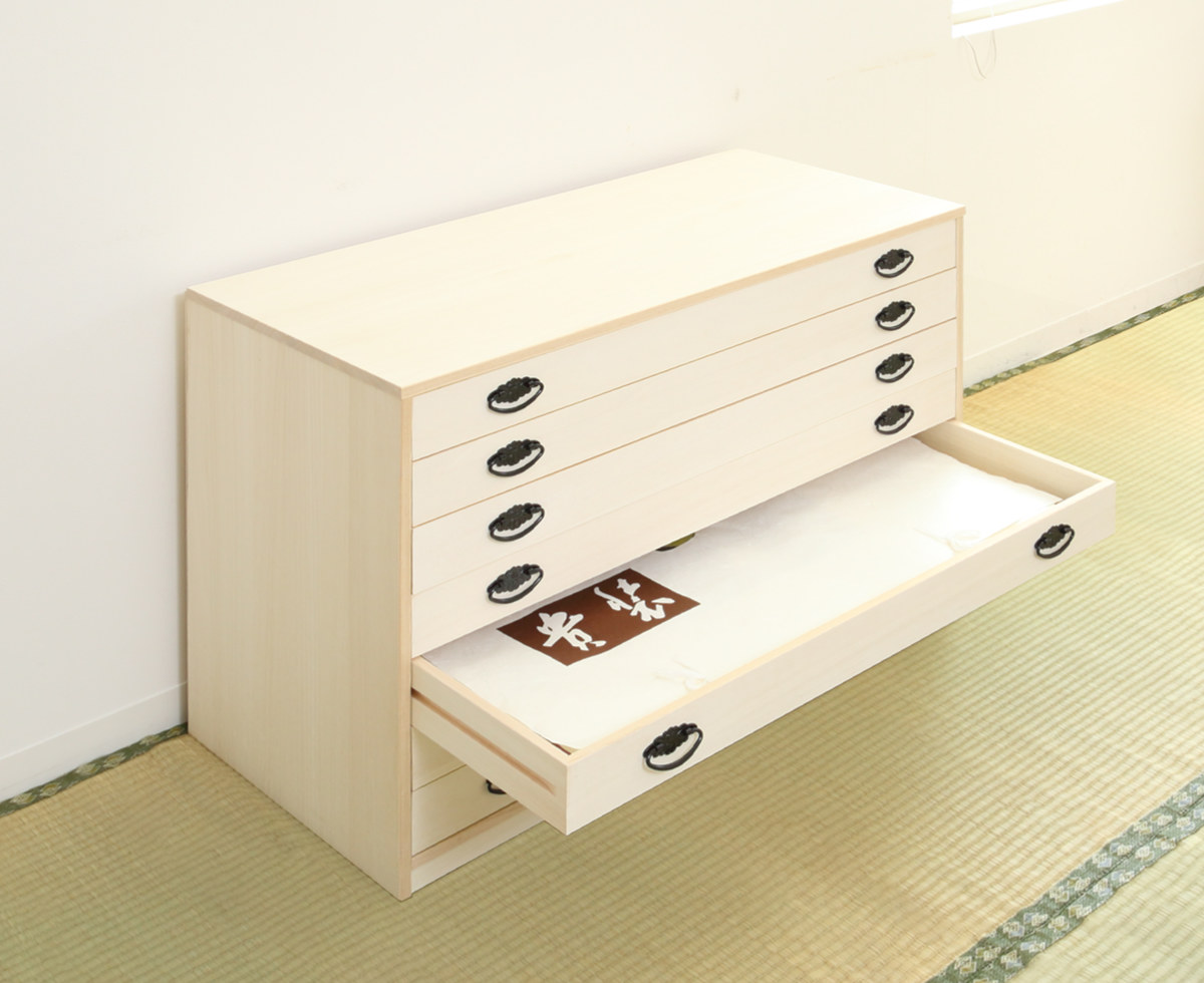 桐タンス 幅98.5cm 7段 引出し 完成品 日本製 （ 桐 桐箪笥 桐たんす
