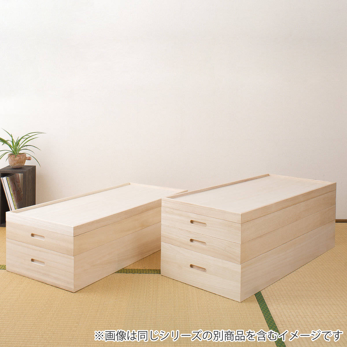 桐 衣装ケース 3段 衣装箱 日本製 セミロング （ 完成品 桐衣装箱 天然木 木製 ）_10