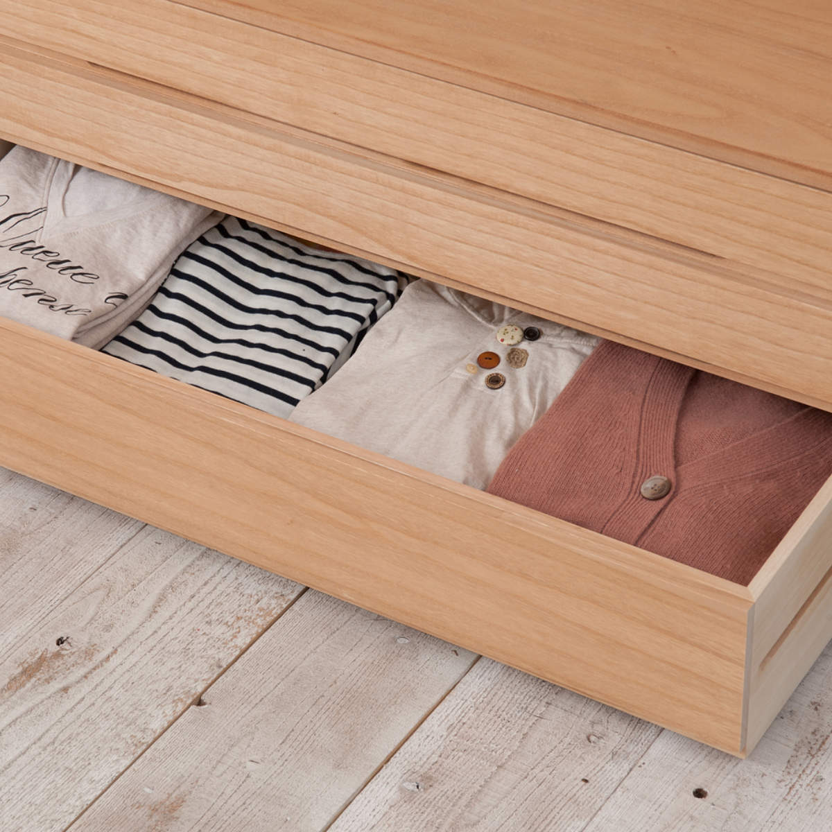 桐タンス 3段 桐チェスト 衣類収納 日本製 幅100cm （ 桐たんす 桐