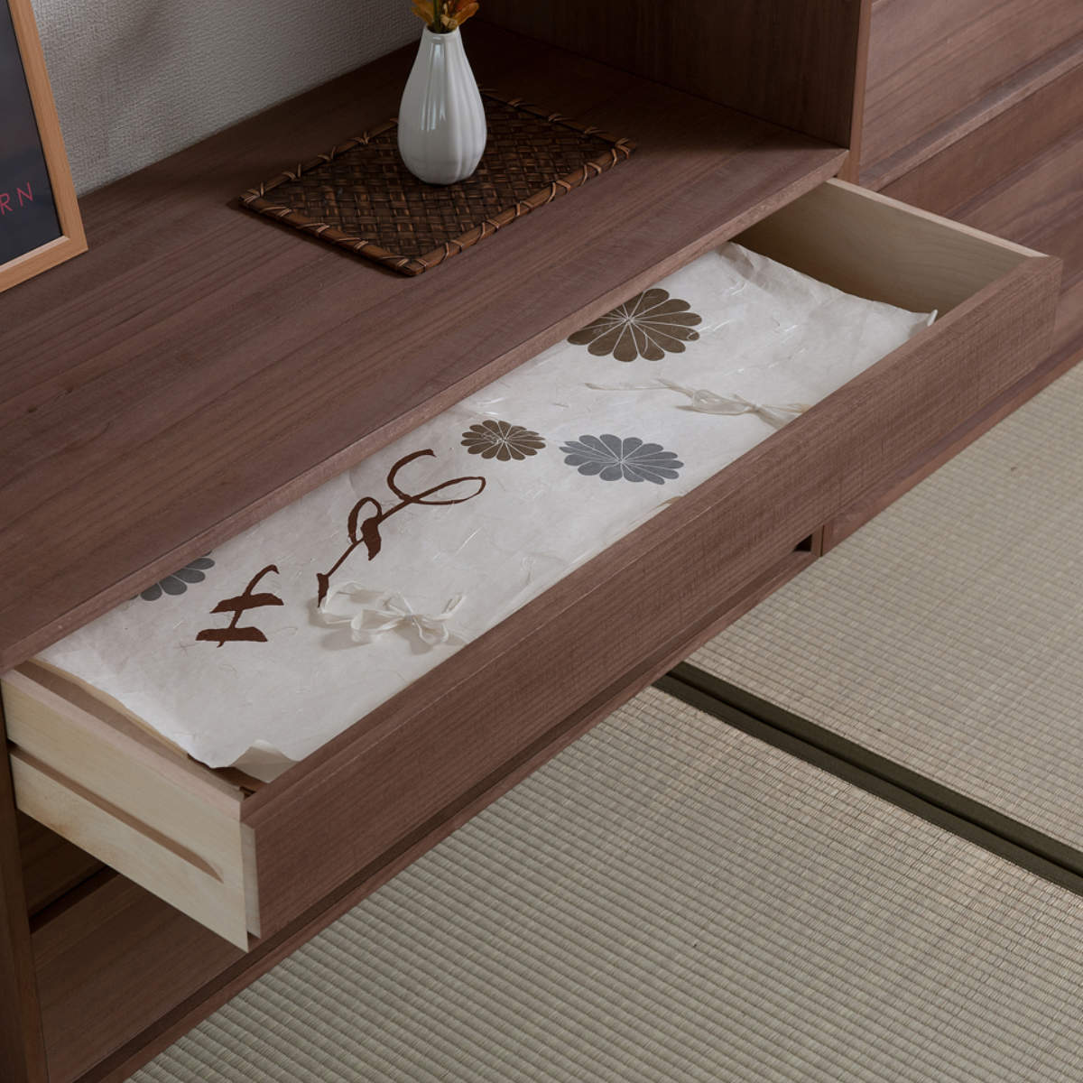 桐タンス 3段 桐チェスト 衣類収納 日本製 幅100cm （ 桐たんす 桐