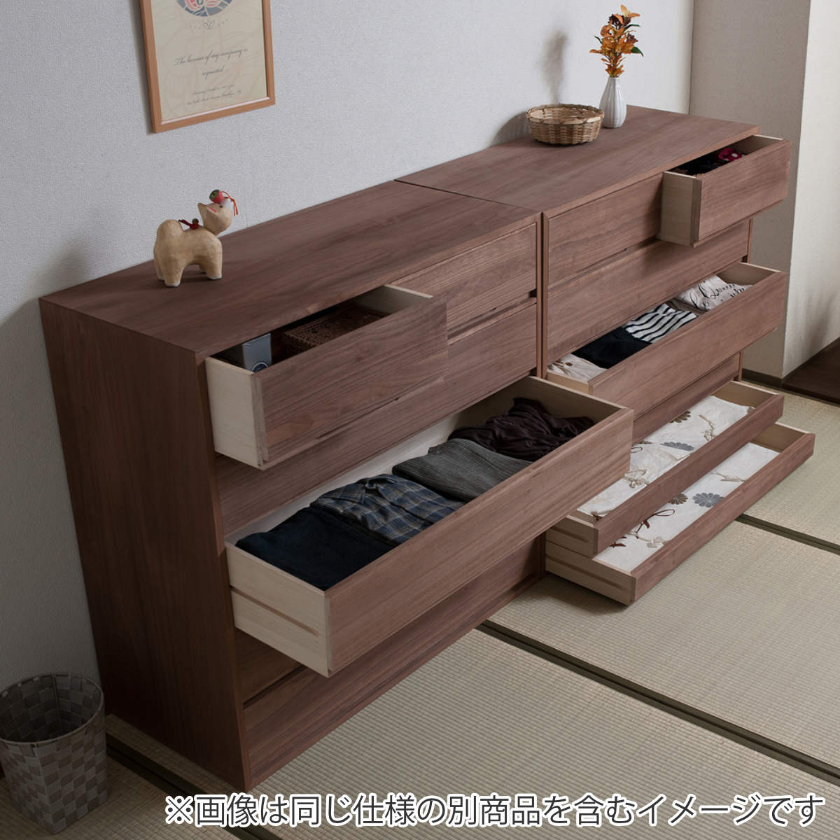 桐タンス 5段 桐チェスト 衣類収納 日本製 約幅101cm （ 桐たんす 桐