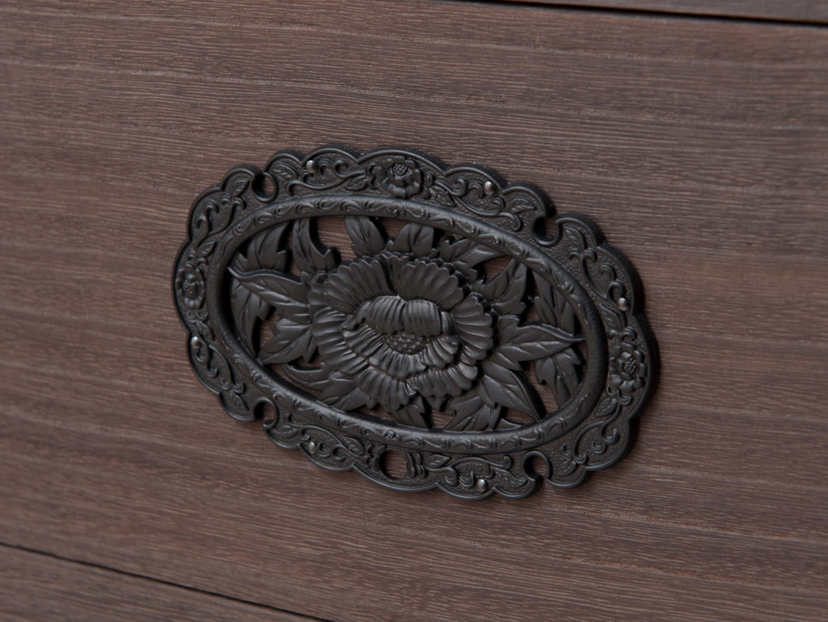 焼桐タンス 7段 民芸調 桐箪笥 日本製 幅100cm （ 桐タンス タンス