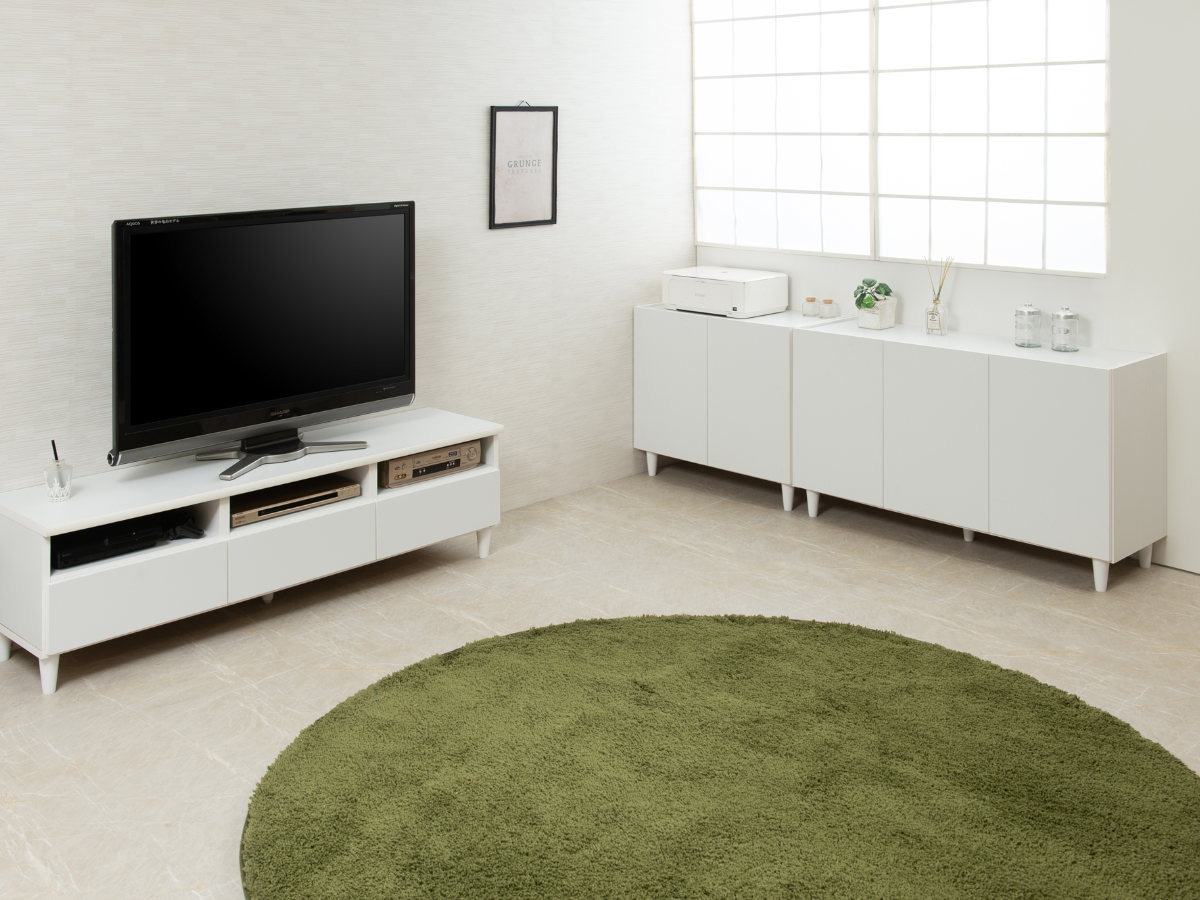 テレビ台 ローボード フレンチシャビー 幅150cm （ テレビボード TV台 