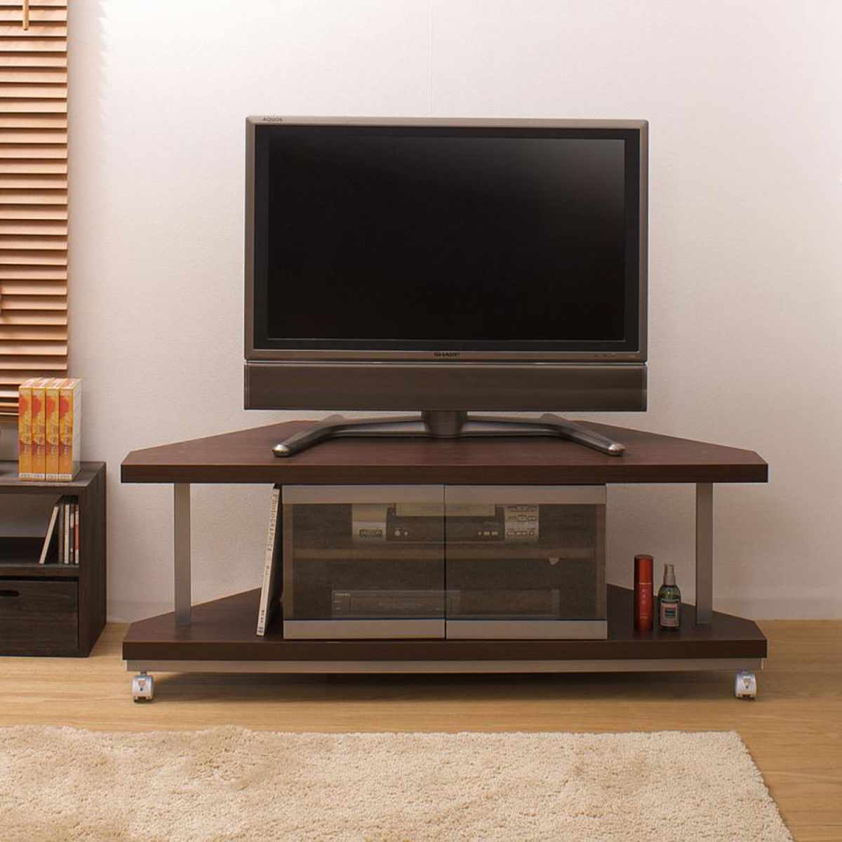 テレビ台 コーナータイプ 幅120cm 日本製 （ AVボード テレビラック TV