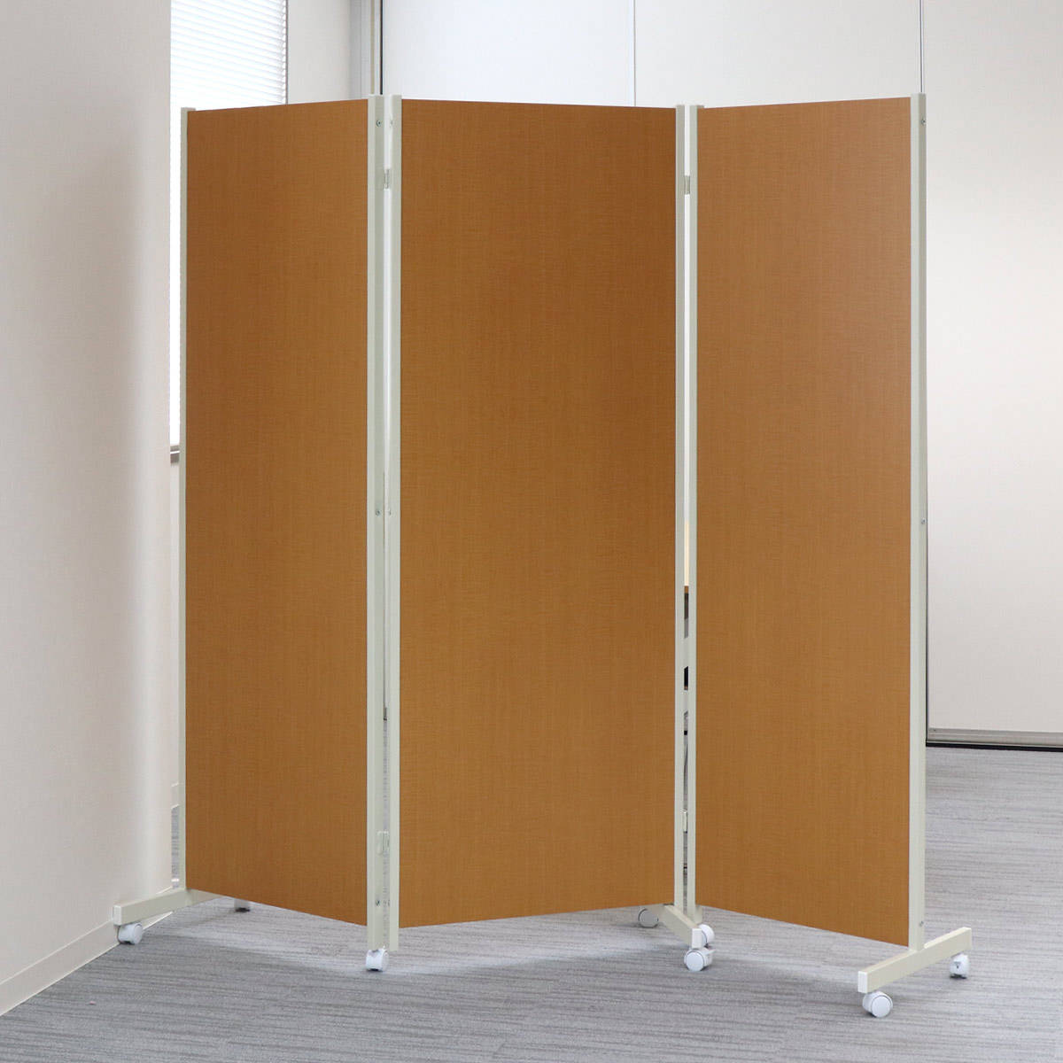 パーテーション キャスター付きパーテーション 3連 高さ180cm （ 自立