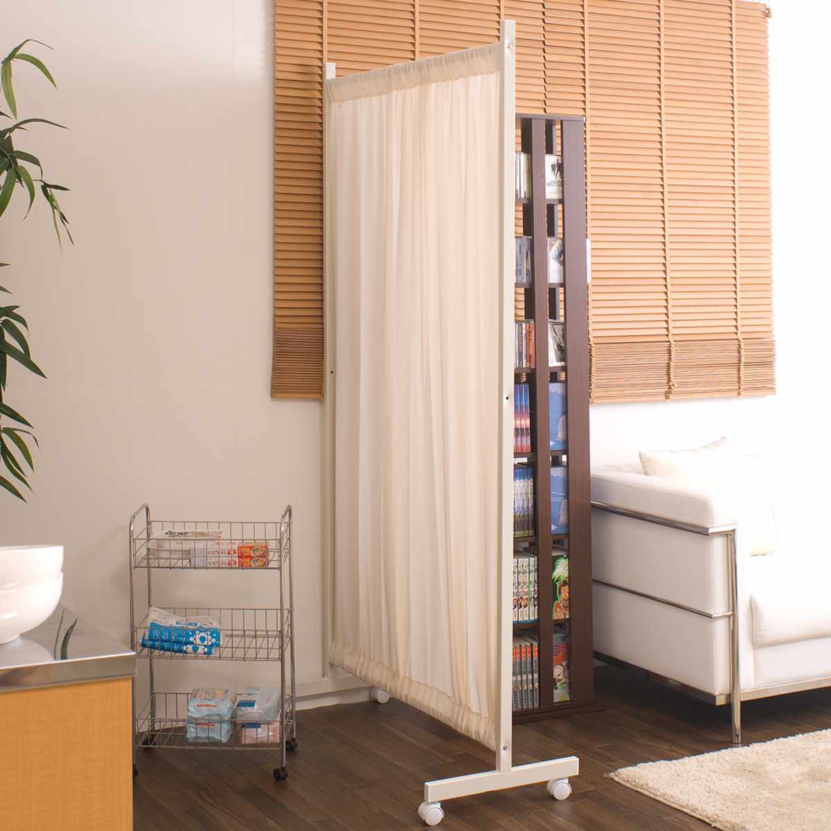 間仕切りカーテンパーテーション 幅64.5cm 高さ180.5cm