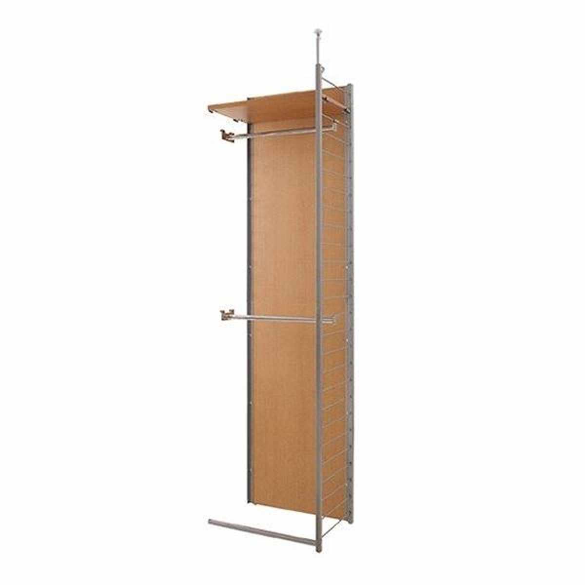 突っ張り 間仕切りワードローブ 連結用 幅58cm 背板付き 日本製