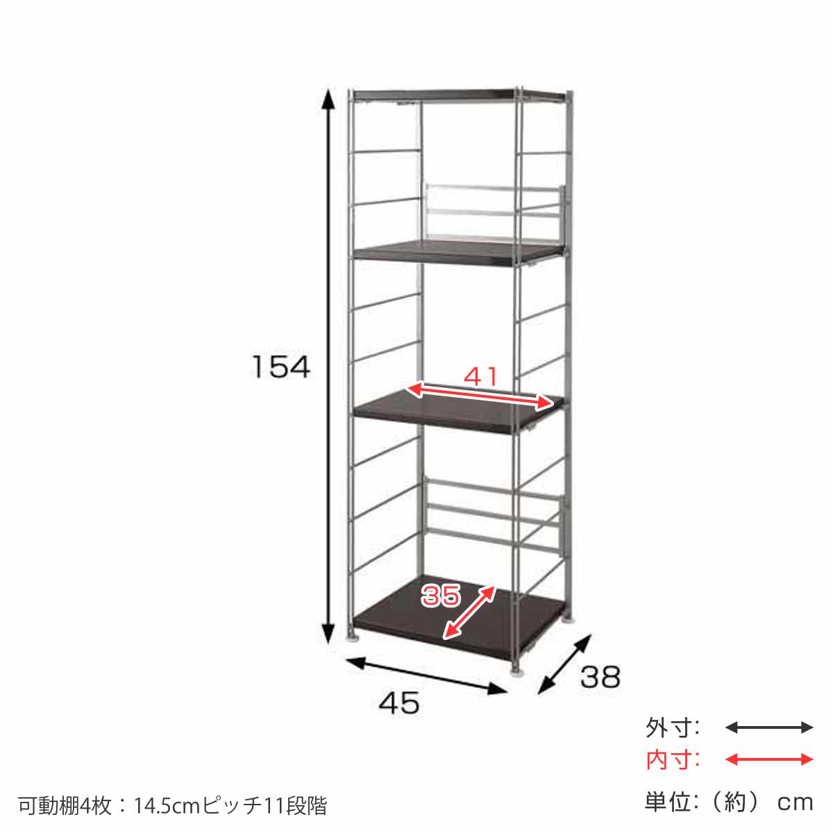 連休なので…ガッツリ置きたい方　超・頑丈スチールラック 楽天市場】【屋外＆屋内OK サビに強い】 ルミナス 4段 高さ182