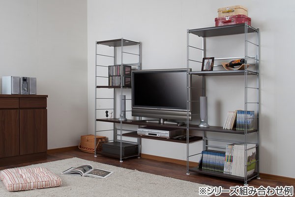 オープンラック 頑丈棚 幅60高さ154cm （ ラック スチールラック 収納