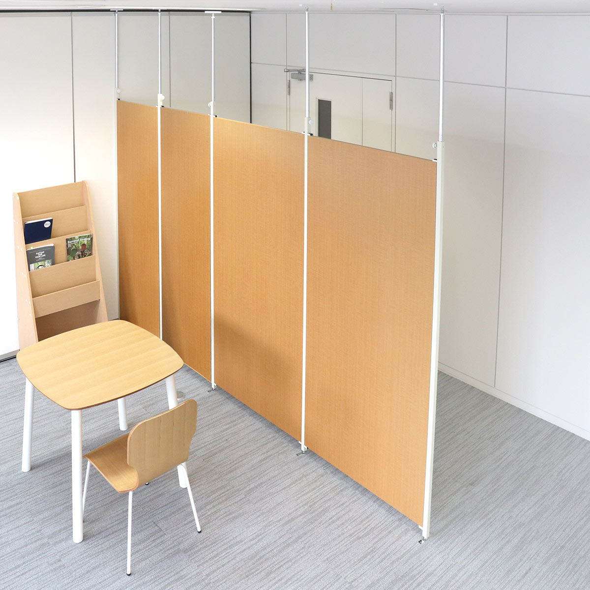 パーテーション 突っ張り有孔ボード 本体用 幅65cm （ 有孔ボード