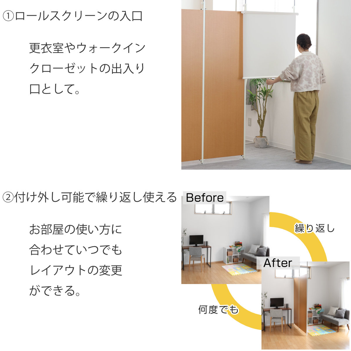 パーテーション 突っ張り有孔ボード 本体用 幅90cm （ 有孔ボード