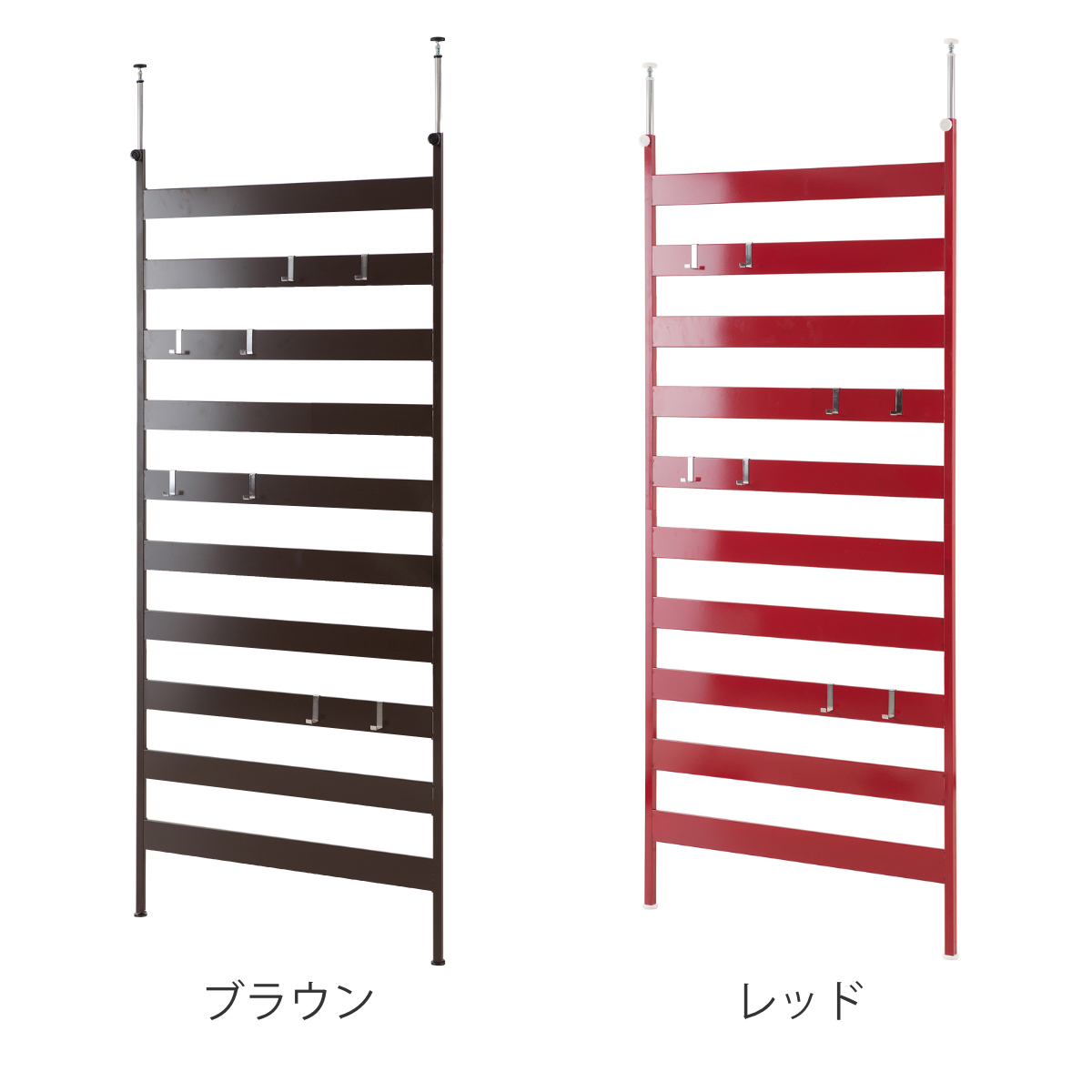 突っ張りラダーラック 突っ張りラック 幅広ラダーラック 幅86cm