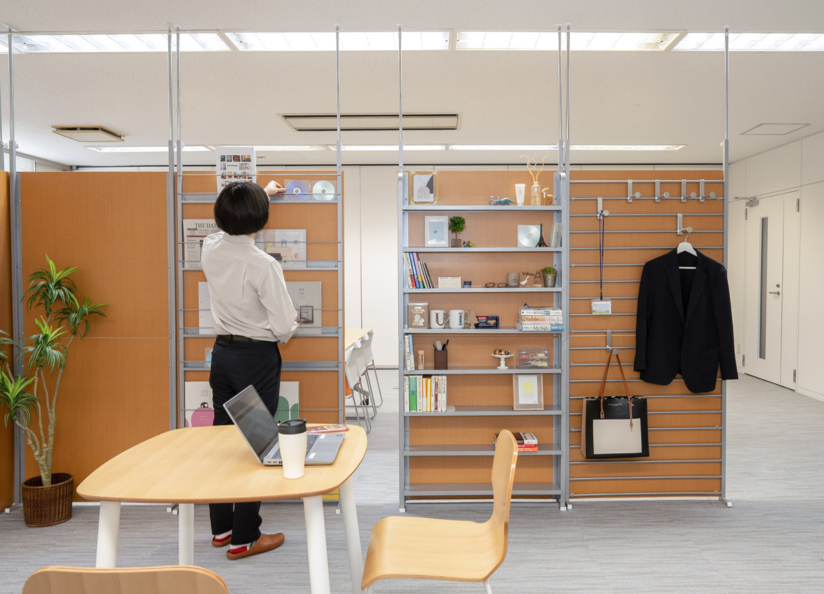 パーテーション 突っ張り パネルタイプ 間仕切り 幅90cm 日本製