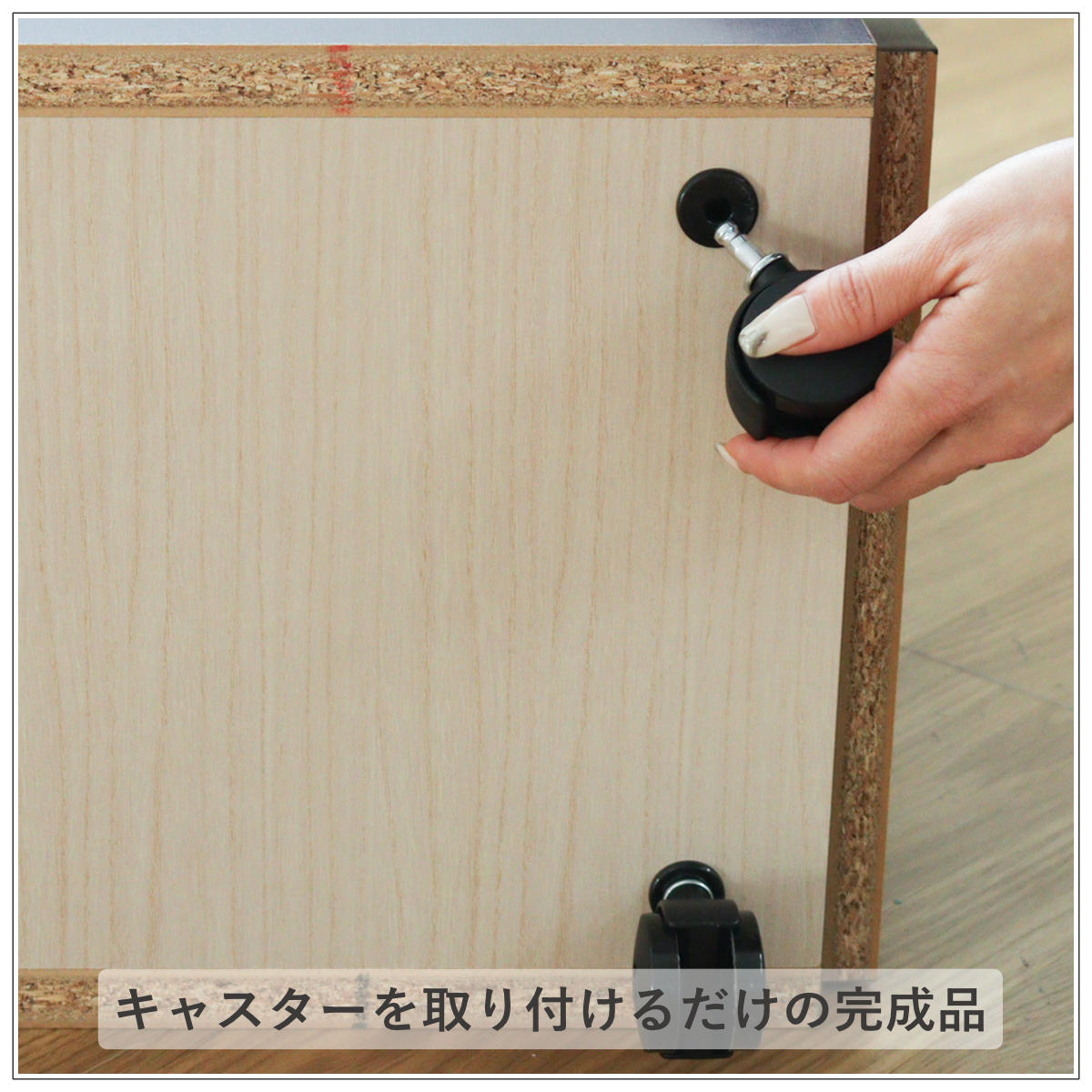 キッチンカウンター スリムカウンター ステンレストップ 幅20.5cm （ キッチンワゴン キッチン 収納 キッチンラック スリム 完成品 日本製 ）の画像