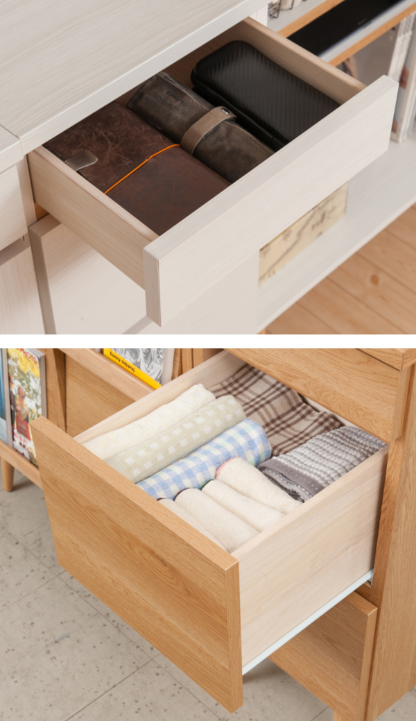 チェスト 3段 リビングボード 北欧風 脚付き 幅37cm （ 完成品 北欧