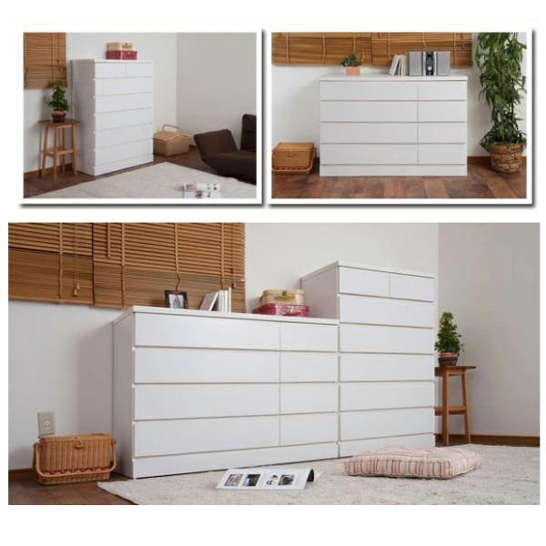 チェスト 幅119.5cm ロータイプ 完成品 日本製 （ ハイチェスト タンス