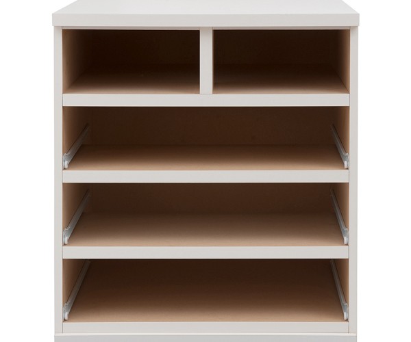 押入れ収納 タンス 幅75cm 4段 奥行65cm キャスター付 日本製 （ 木製