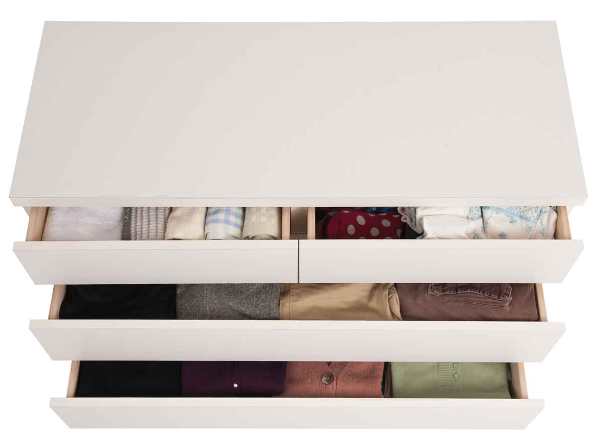 クローゼット収納 タンス 幅99.5cm 3段 奥行40cm キャスター付 日本製