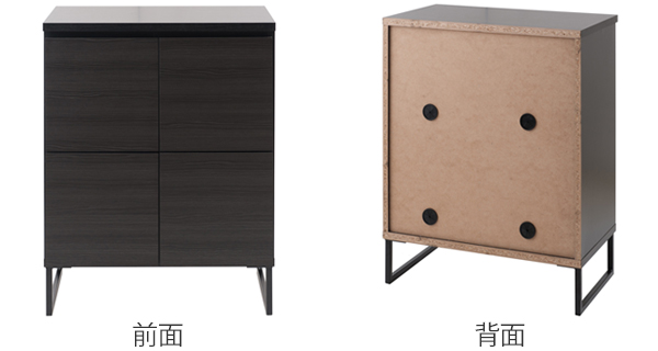 キャビネット スクエアキャビネット 扉タイプ スタイリッシュ 幅71cm